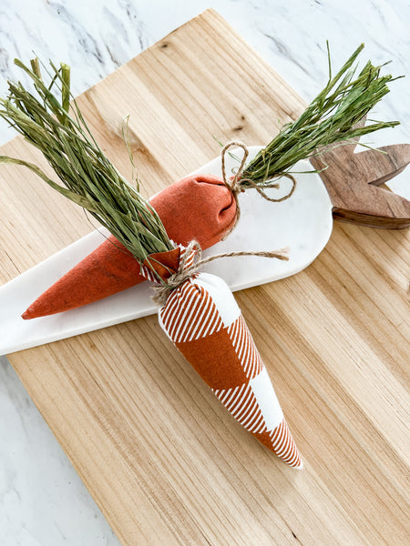 Fabric Carrots Set Of Two