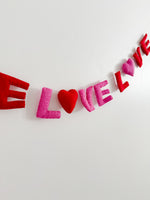 Love Love Love Felt Garland