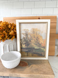 Autumn Art White Frame