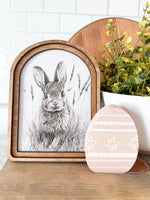 Bunny Sketch Framed Art