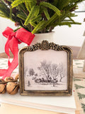 Open Sleigh Framed Art