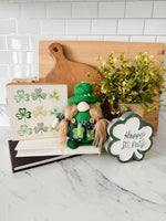 Repeating Shamrocks Sign