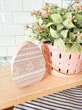 Small Pink Flower Pattern Egg