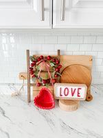Big Red Berry Mini Wreath/Candle Ring | 8"