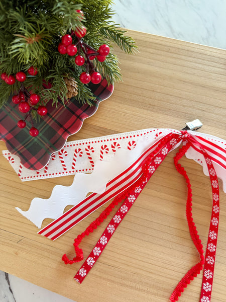 Candy Cane Mini Ribbon Set