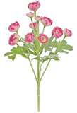 Pink Ranunculus Bush, 15"