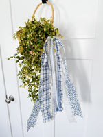 Blue & Cream Ribbon Set