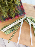 Noel Plaid Green Mini Ribbon Set