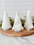 Door Buster- Oh Christmas Tree Plush White Trees Set Of Three