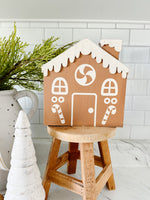 Double Sided Wood Gingerbread House