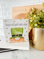 Happy St. Patrick's Day Leprechaun Sign