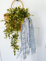 Blue & Cream Ribbon Set