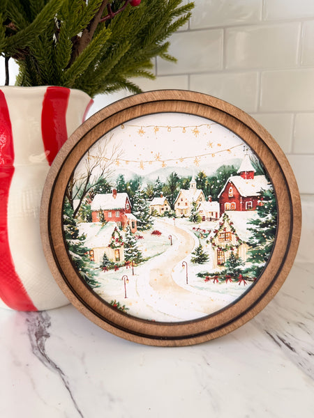 Christmas Village Art