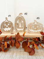 Reversible Jack O Lantern Mango Wood