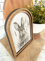 Bunny Sketch Framed Art