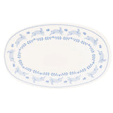 Bunny Oval Bamboo Tray