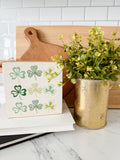 Repeating Shamrocks Sign