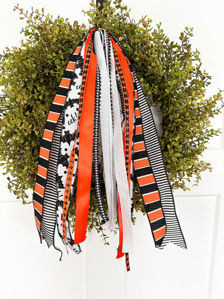 Eek! Black + Orange Ribbon Set