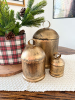 Rustic Gold Bell || 3 Sizes Available