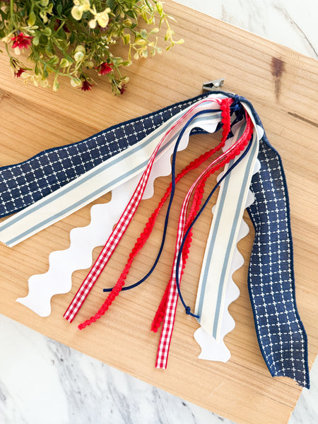 Red, White and Blue Mini Ribbon Set