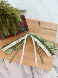 Noel Plaid Green Mini Ribbon Set