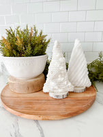 Door Buster- Oh Christmas Tree Plush White Trees Set Of Three