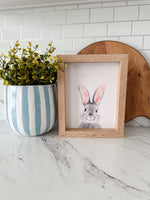 Grey Bunny Art
