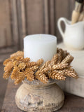 Hops Candle Ring | 9" | Beige