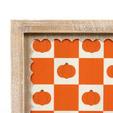 Pumpkin/Moon Reversible Sign
