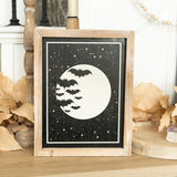 Pumpkin/Moon Reversible Sign