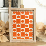 Pumpkin/Moon Reversible Sign