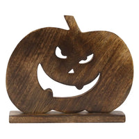 Wood Jack O Lantern