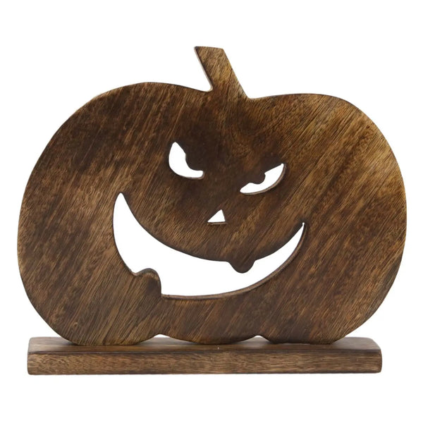 Wood Jack O Lantern