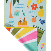 Beach Microfiber Tea Towel