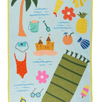 Beach Microfiber Tea Towel