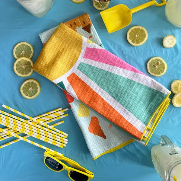 Beach Microfiber Tea Towel