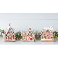 Gingerbread Village Set Of Three