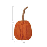Tall Stem Wool Pumpkin