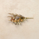 12” White Mini Daisy & Heather Pick