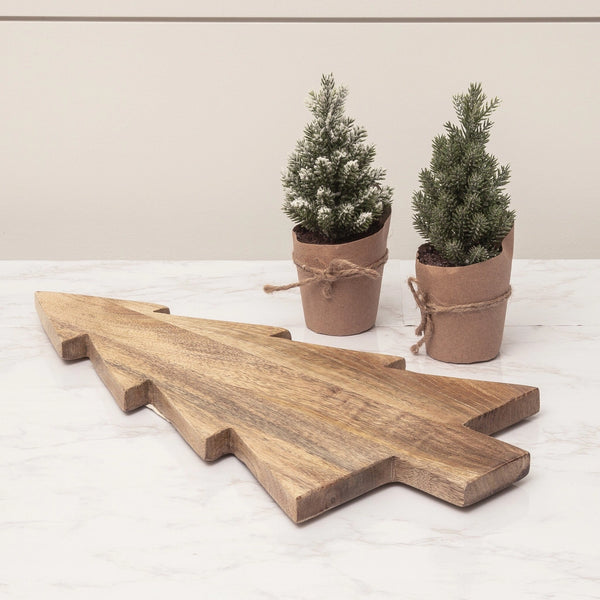 Tree Shape Mango Wood Cutting Board