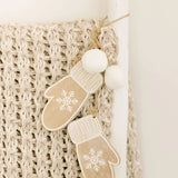 Reversible Hanging Wood Mittens