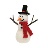 Felted Wool Classic Snowman