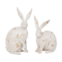 White and Gold Bunnies