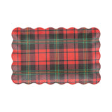 Plaid Bamboo Tray