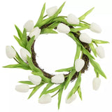 White Tulip Wreath