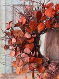 26” Penny Leaf Wreath