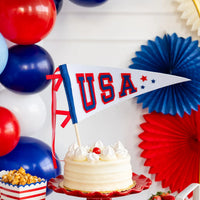 USA Felt Pennant Banner