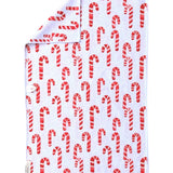 Candy Cane Microfiber Towel