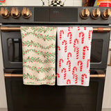 Candy Cane Microfiber Towel