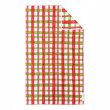 Red & Green Microfiber Towel